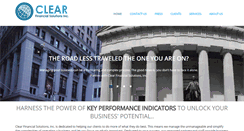 Desktop Screenshot of clearfinancials.com