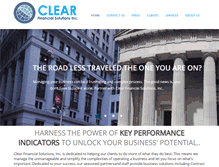 Tablet Screenshot of clearfinancials.com